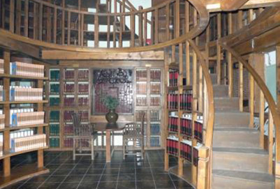 四川国际标榜职业学院图书馆环境