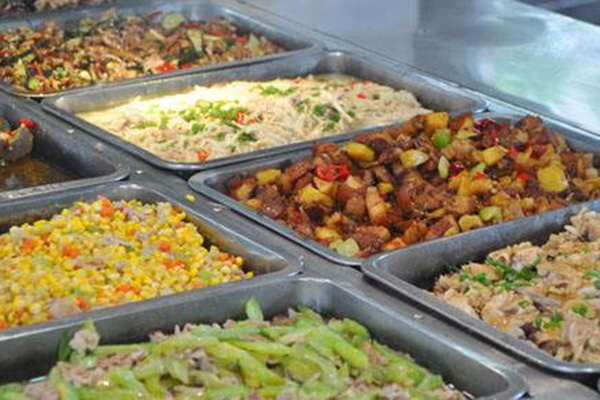 贵阳市长城职校食堂环境