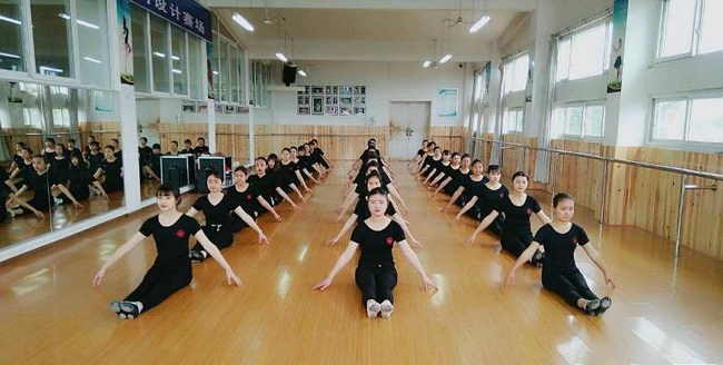 乐山市计算机学校幼师专业核心课程——舞蹈与创编艺术