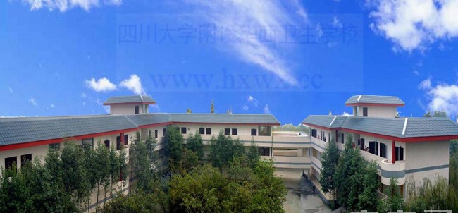 四川大学附设华西卫生学校（成都华西卫校）俯瞰校园