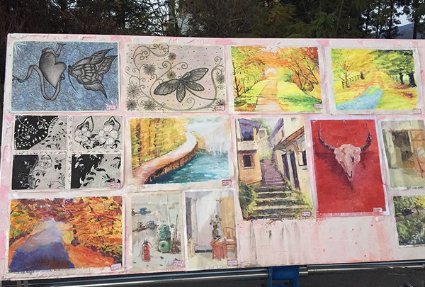 四川省德昌县职业高级中学（德昌职中）元旦迎新书画展3