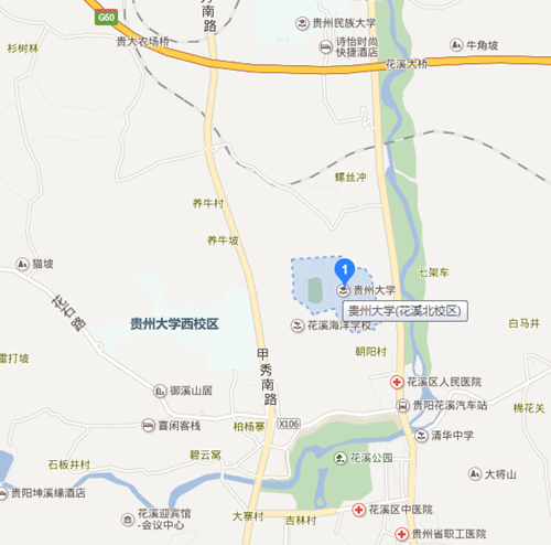 （贵州大学药学院）地理位置