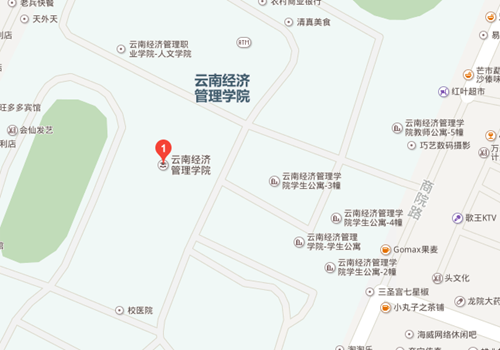 云南经济管理学院康复护理学院地址在哪里