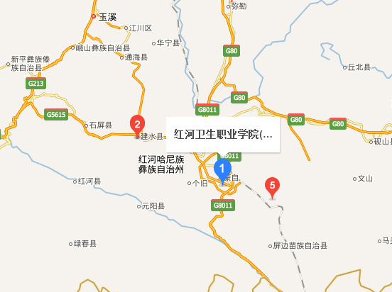 红河卫生职业学院地址在哪里