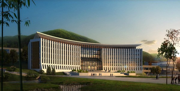 贵州省水利电力学校（清镇水利电力学校）公共教学主楼效果图