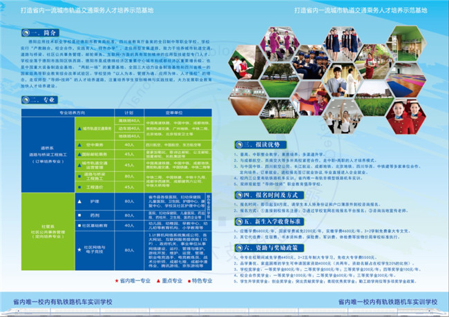 2020年德阳应用技术职业学校招生简介