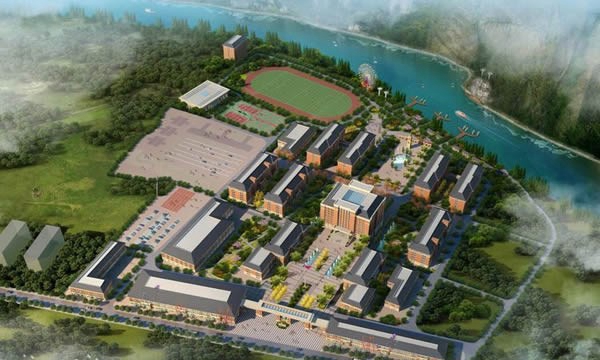 怒江州技工学校校园全景