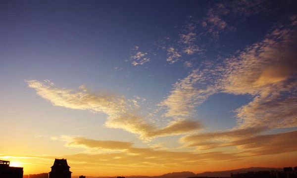 云南交通职业技术学院黄昏 云南交通职业技术学院黄昏