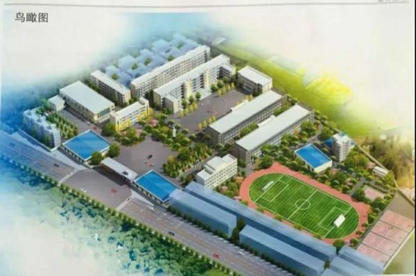 曲靖市陆良职业技术学校鸟瞰图 曲靖市陆良职业技术学校鸟瞰图