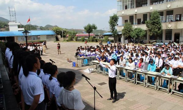 永德县职业技术教育中心歌咏比赛 永德县职业技术教育中心歌咏比赛