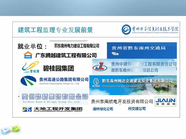 贵州省电子信息职业学院2020年建筑工程监理专业招生简介